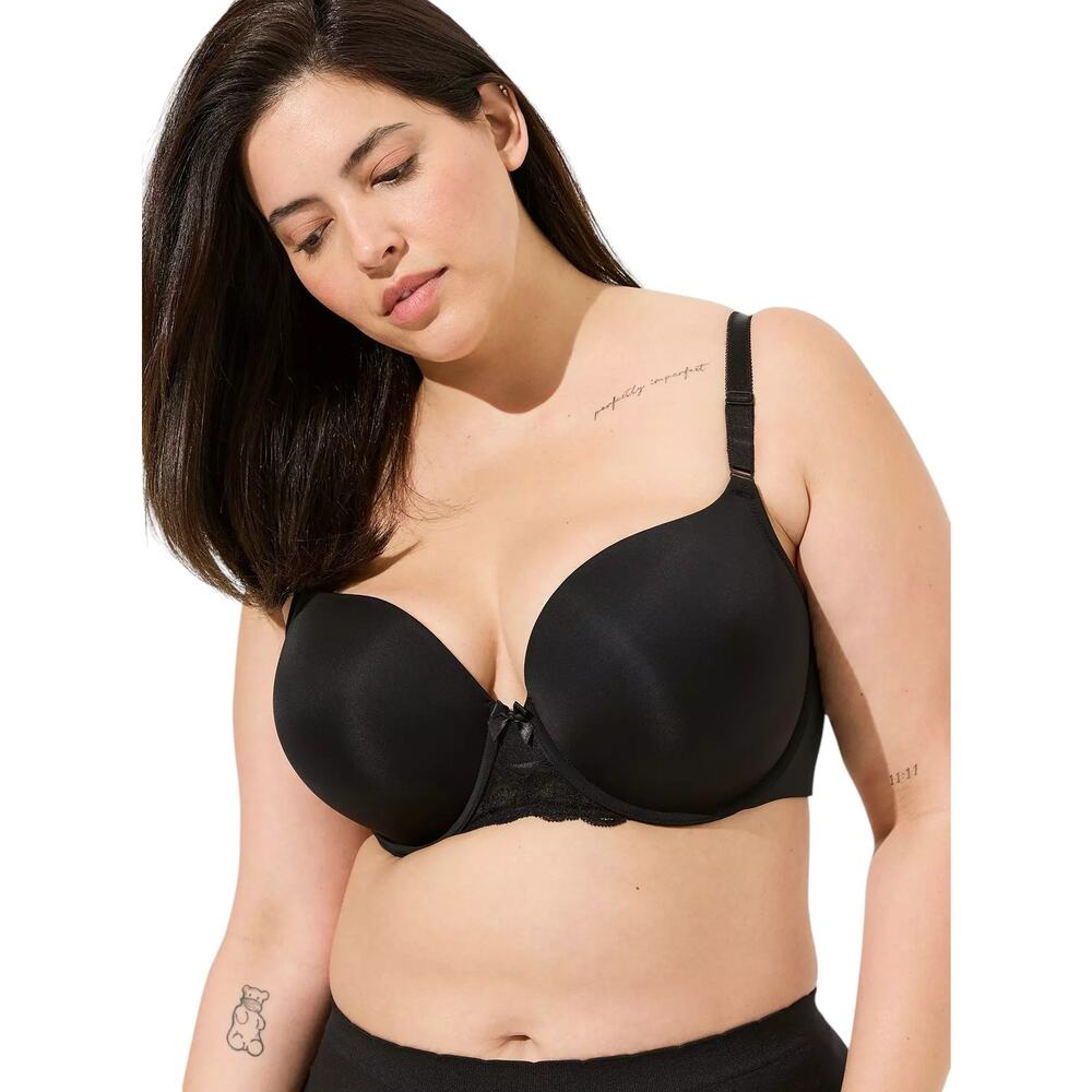 Torrid Black Underwire Full Coverage Perfect T-Sh… - image 5